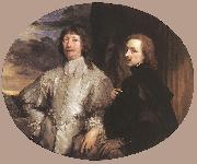 DYCK, Sir Anthony Van Sir Endymion Porter and the Artist dfh oil painting on canvas